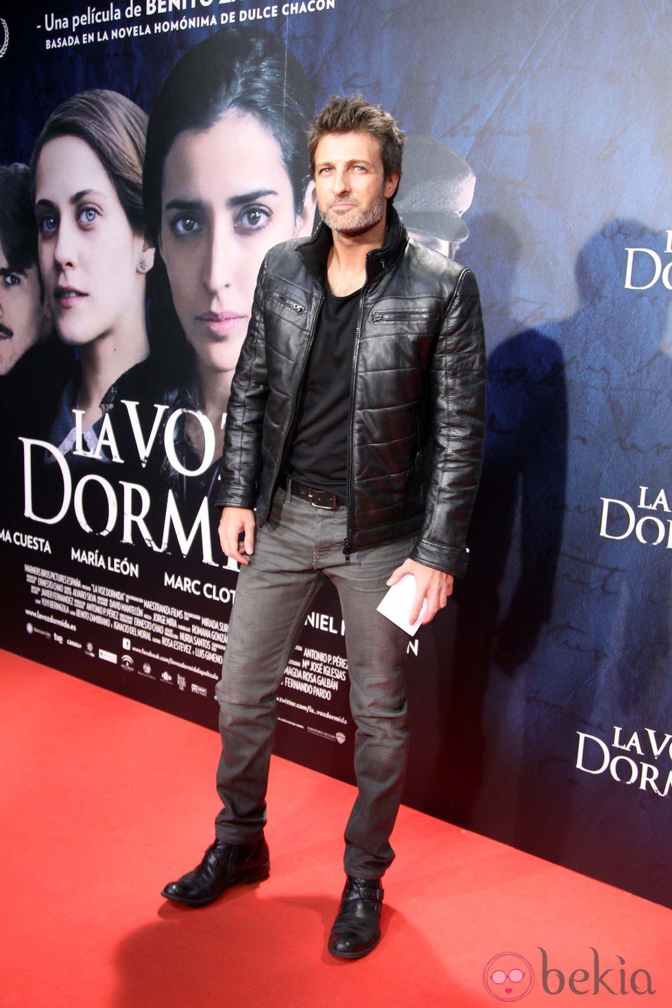 Jesús Olmedo en el estreno de 'La voz dormida' en Madrid