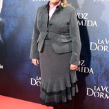 María Garralón en el estreno de 'La voz dormida' en Madrid