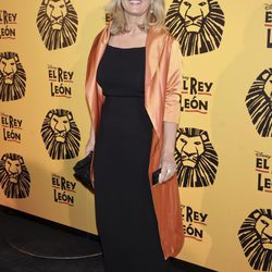 Nieves Herrero en el estreno del musical 'El Rey León' en Madrid