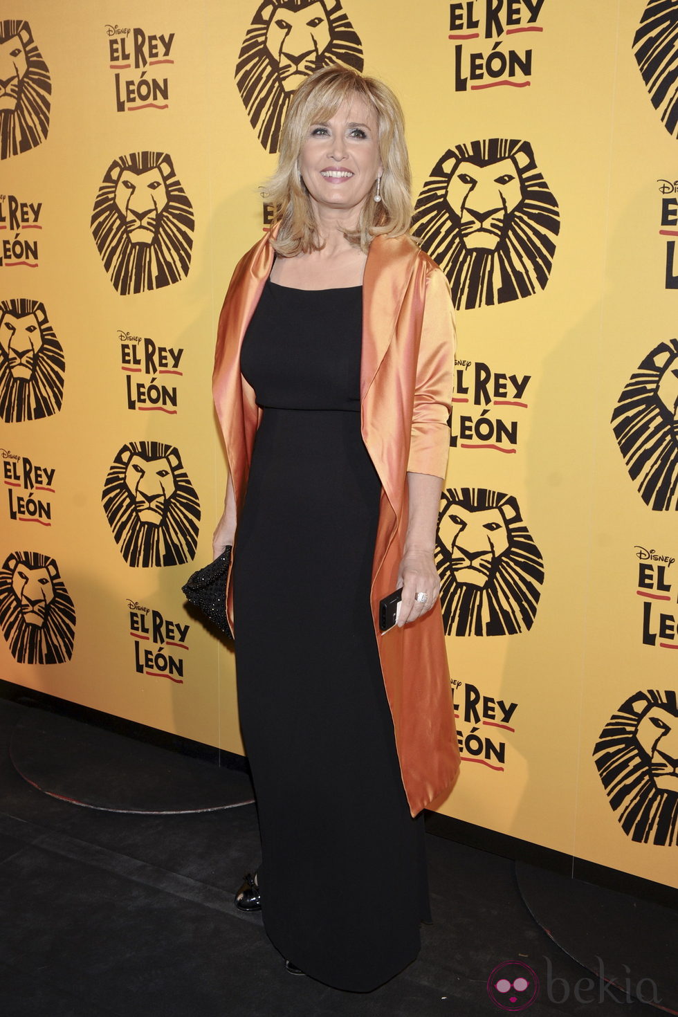 Nieves Herrero en el estreno del musical 'El Rey León' en Madrid