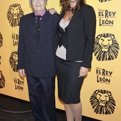 Marta Valverde en el estreno del musical 'El Rey León' en Madrid