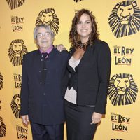 Marta Valverde en el estreno del musical 'El Rey León' en Madrid