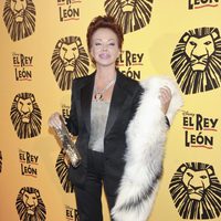 Paloma San Basilio en el estreno del musical 'El Rey León' en Madrid