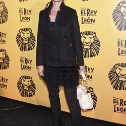 Anne Igartiburu en el estreno del musical 'El Rey León' en Madrid