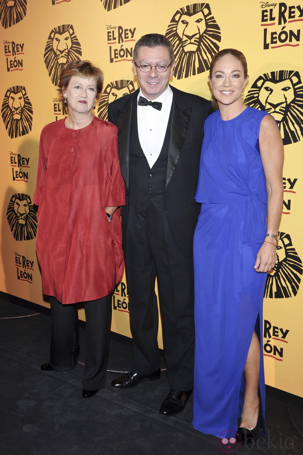 Alberto Ruiz Gallardón en el estreno del musical 'El Rey León' en Madrid