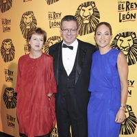 Alberto Ruiz Gallardón en el estreno del musical 'El Rey León' en Madrid