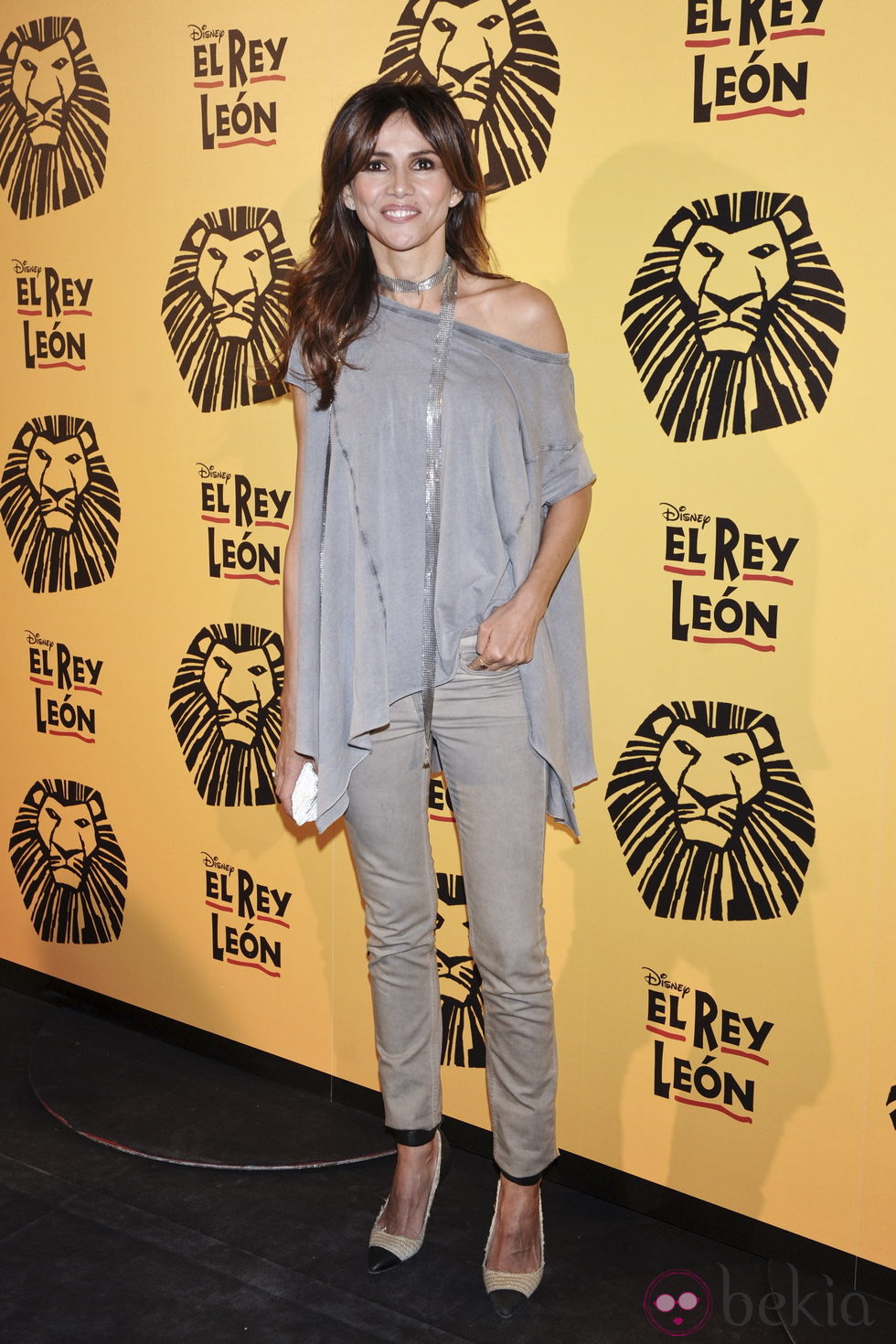 Goya Toledo en el estreno del musical 'El Rey León' en Madrid