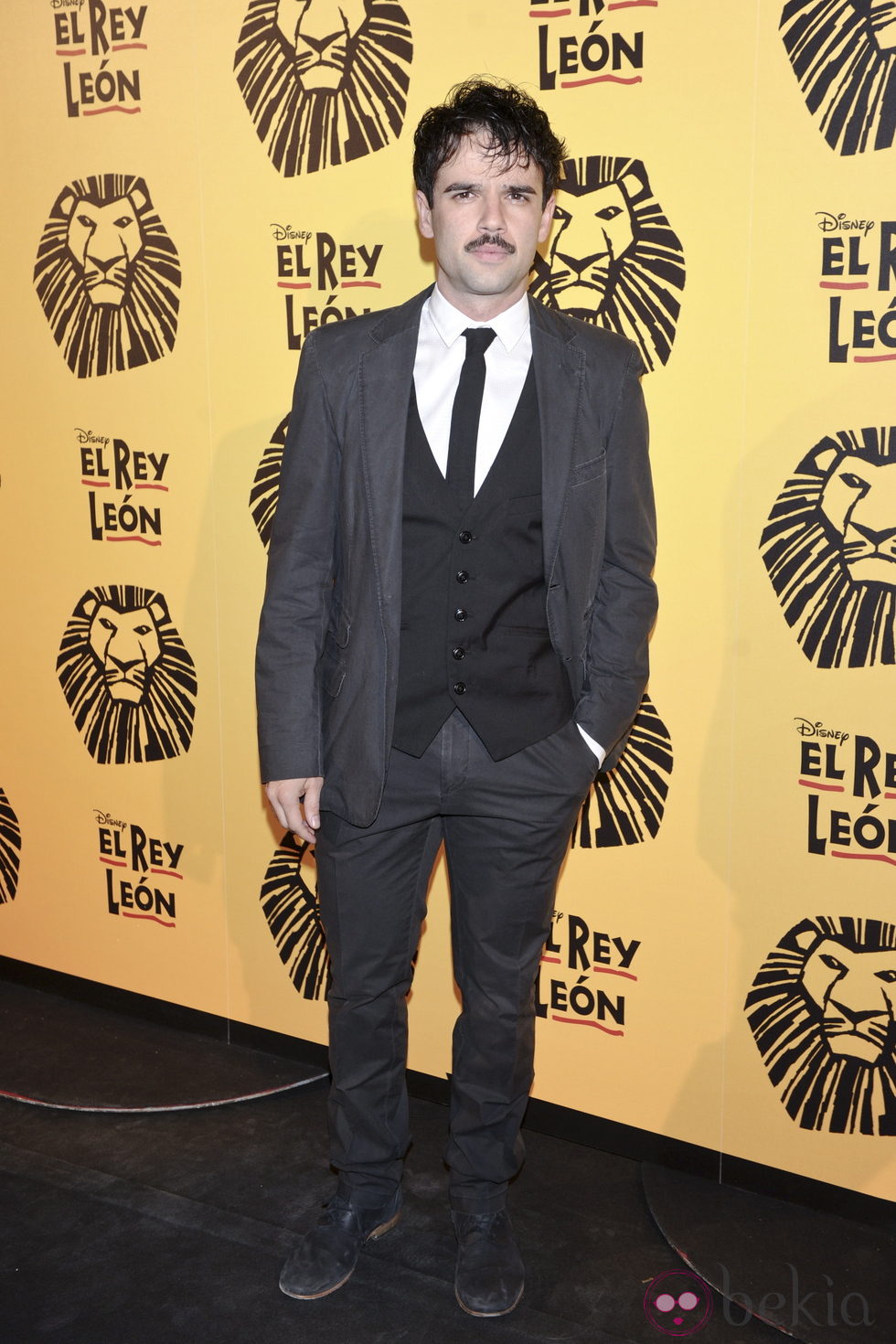 Raúl Peña en el estreno del musical 'El Rey León' en Madrid