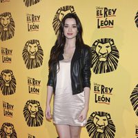 Dafne Fernández en el estreno del musical 'El Rey León' en Madrid