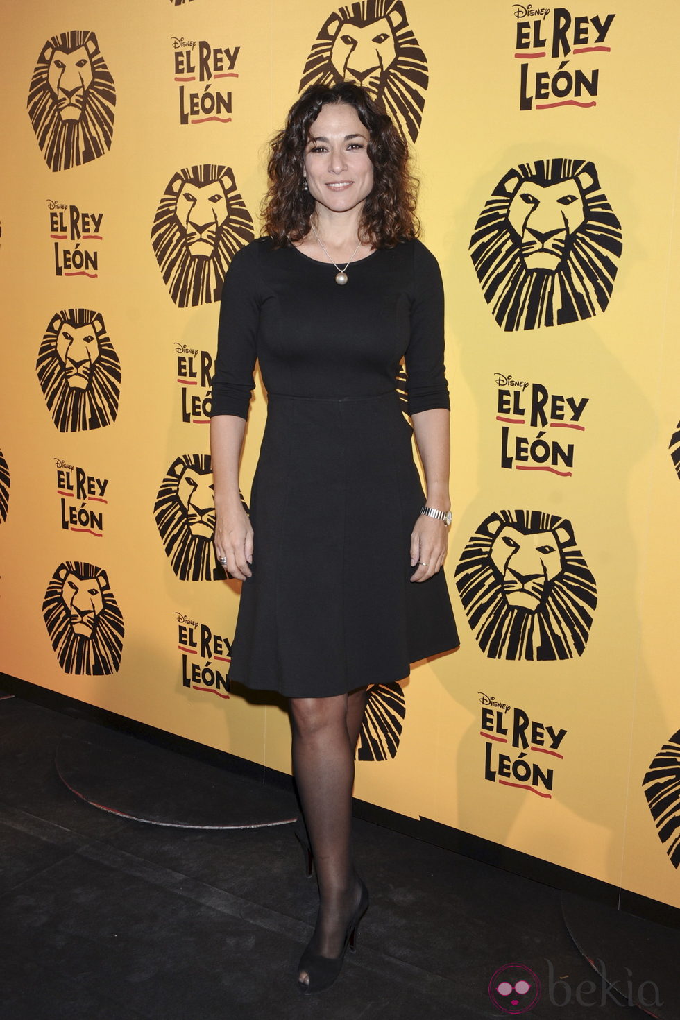 Isabel Serrano en el estreno del musical 'El Rey León' en Madrid