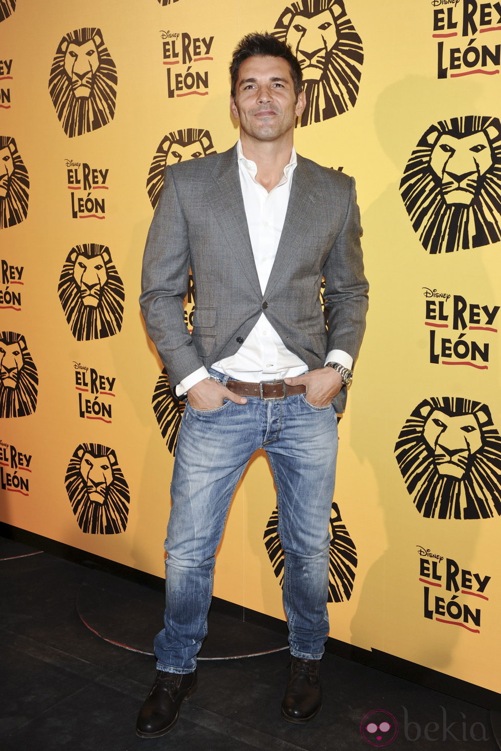 Jesús Vázquez en el estreno del musical 'El Rey León' en Madrid