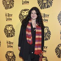 Lucía Extebarría en el estreno del musical 'El Rey León' en Madrid