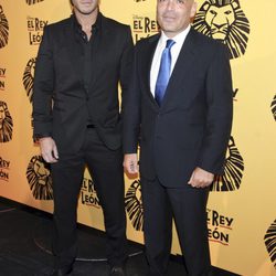 Raúl Olivo y Kike Sarasola en el estreno del musical 'El Rey León' en Madrid