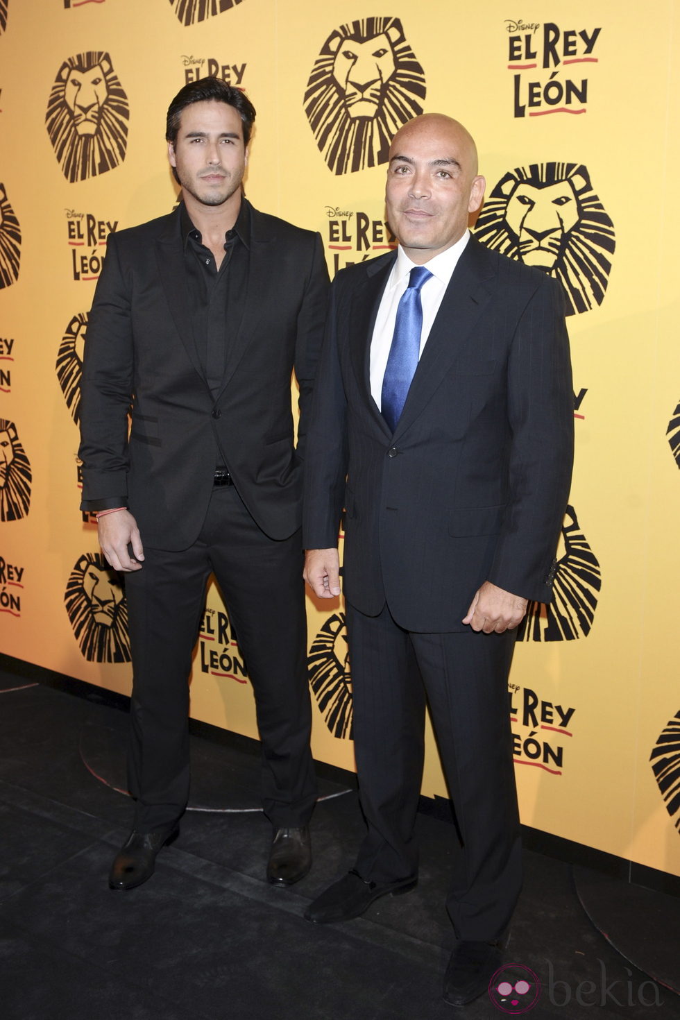 Raúl Olivo y Kike Sarasola en el estreno del musical 'El Rey León' en Madrid