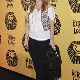 Genoveva Casanova en el estreno del musical 'El Rey León' en Madrid