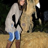 Ana Fernández en la fiesta de Halloween del Parque de Atracciones