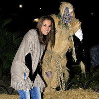 Ana Fernández en la fiesta de Halloween del Parque de Atracciones