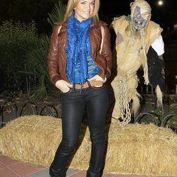 Beatriz Trapote en la fiesta de Halloween del Parque de Atracciones de Madrid