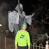 Joel Bosqued en la fiesta de Halloween del Parque de Atracciones de Madrid