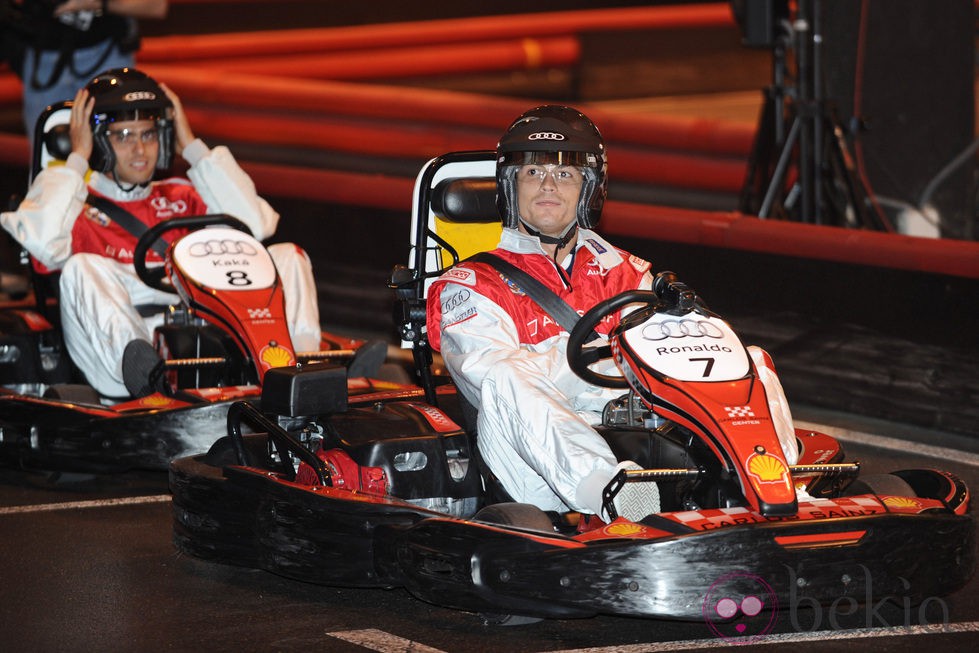 Cristiano Ronaldo en los karts