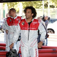 Marcelo durante el acto promocional de Audi en los karts