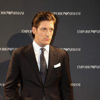 Luis Medina en la inauguración de la nueva tienda de Armani en Barcelona