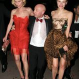 Eva Herzigova borracha a la salida de una fiesta en Cannes