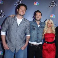 Christina Aguilera y el resto del jurado de 'The Voice'