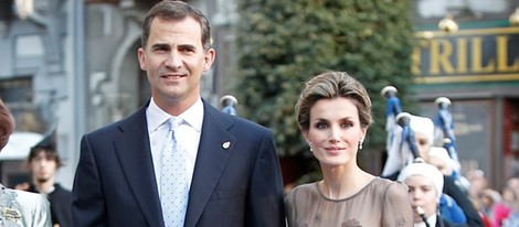 Los Príncipes Felipe y Letizia en los Premios Príncipe de Asturias 2011