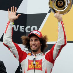 Marco Simoncelli fue campeón de europa en 2002