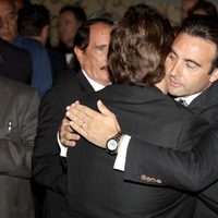 Enrique Ponce durante el funeral del torero Antoñete