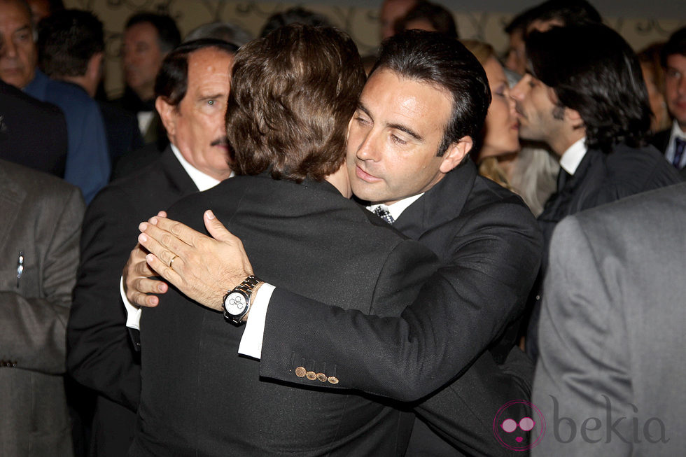 Enrique Ponce durante el funeral del torero Antoñete