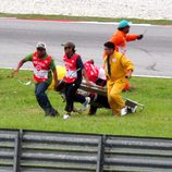 Trágico accidente de Marco Simoncelli en Sepang