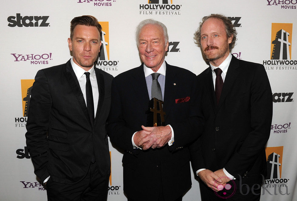 Ewan McGregor, Christopher Plummer y Mike Mills en los Hollywood Awards 2011