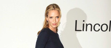 Uma Thurman en una fiesta homenaje a Ralph Lauren en Nueva York