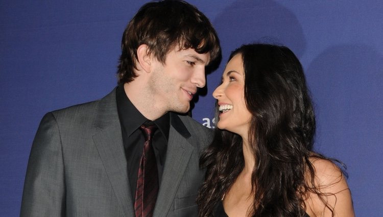 Ashton Kutcher y Demi Moore se casaron en 2005