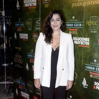 María Isasi en el estreno de 'El mundo entero'