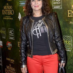 Isabel Gemio en el estreno de 'El mundo entero'