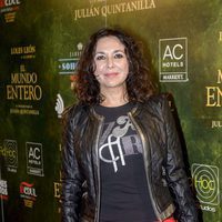 Isabel Gemio en el estreno de 'El mundo entero'