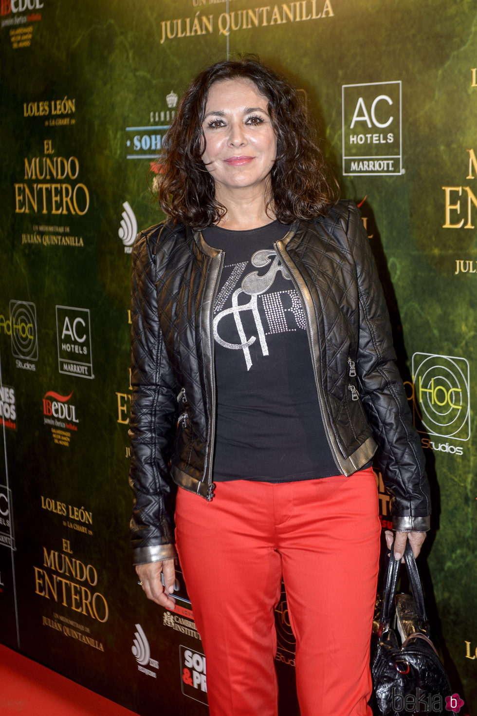 Isabel Gemio en el estreno de 'El mundo entero'