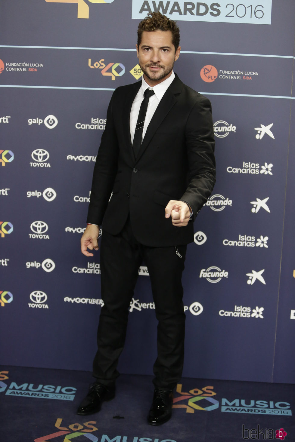 David Bisbal en la cena de nominados de los Premios 40 Principales 2016