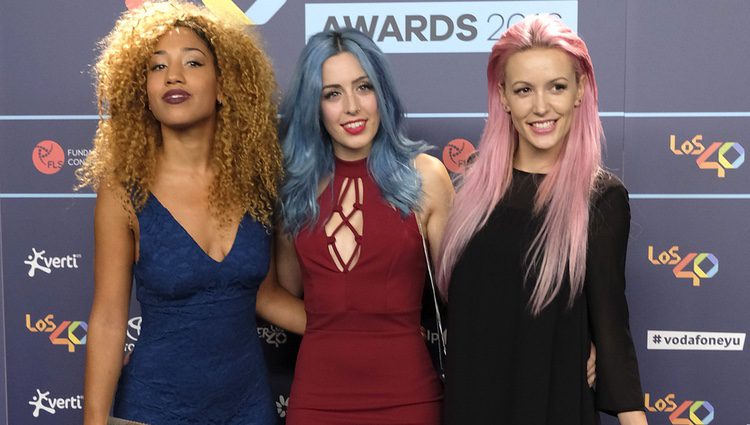 Sweet California en la cena de nominados de los Premios 40 Principales 2016