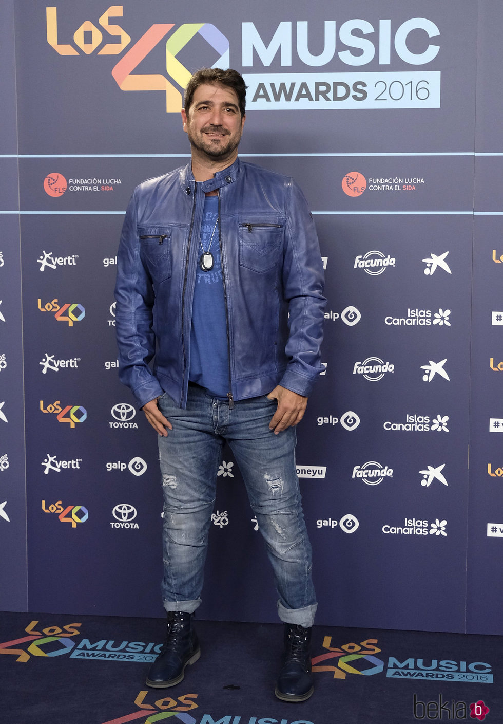 Antonio Orozco en la cena de nominados de los Premios 40 Principales 2016