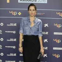 Carolina Adriana Herrera en la cena de nominados de los Premios 40 Principales 2016