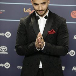 Maluma en la cena de nominados de los Premios 40 Principales 2016