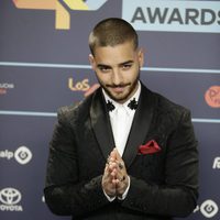 Maluma en la cena de nominados de los Premios 40 Principales 2016