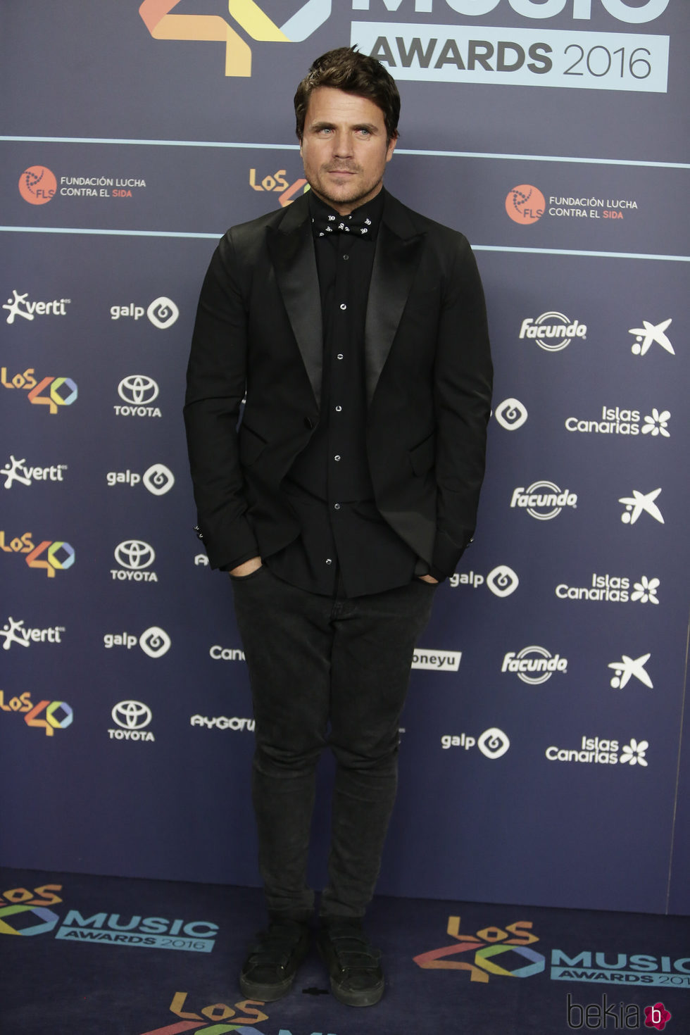 Dani Martín en la cena de nominados de los Premios 40 Principales 2016