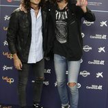 Juan Fernández y Adrián Roma en la cena de nominados de los Premios 40 Principales 2016