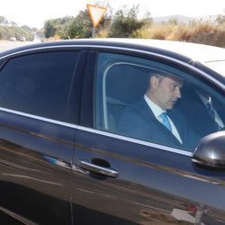 Isabel Pantoja llegando a la finca en la que se celebra la boda de Kiko Rivera e Irene Rosales