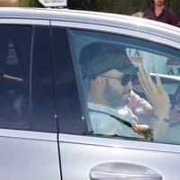 Kiko Rivera llegando a la Hacienda Los Parrales en la que se va a casar con Irene Rosales